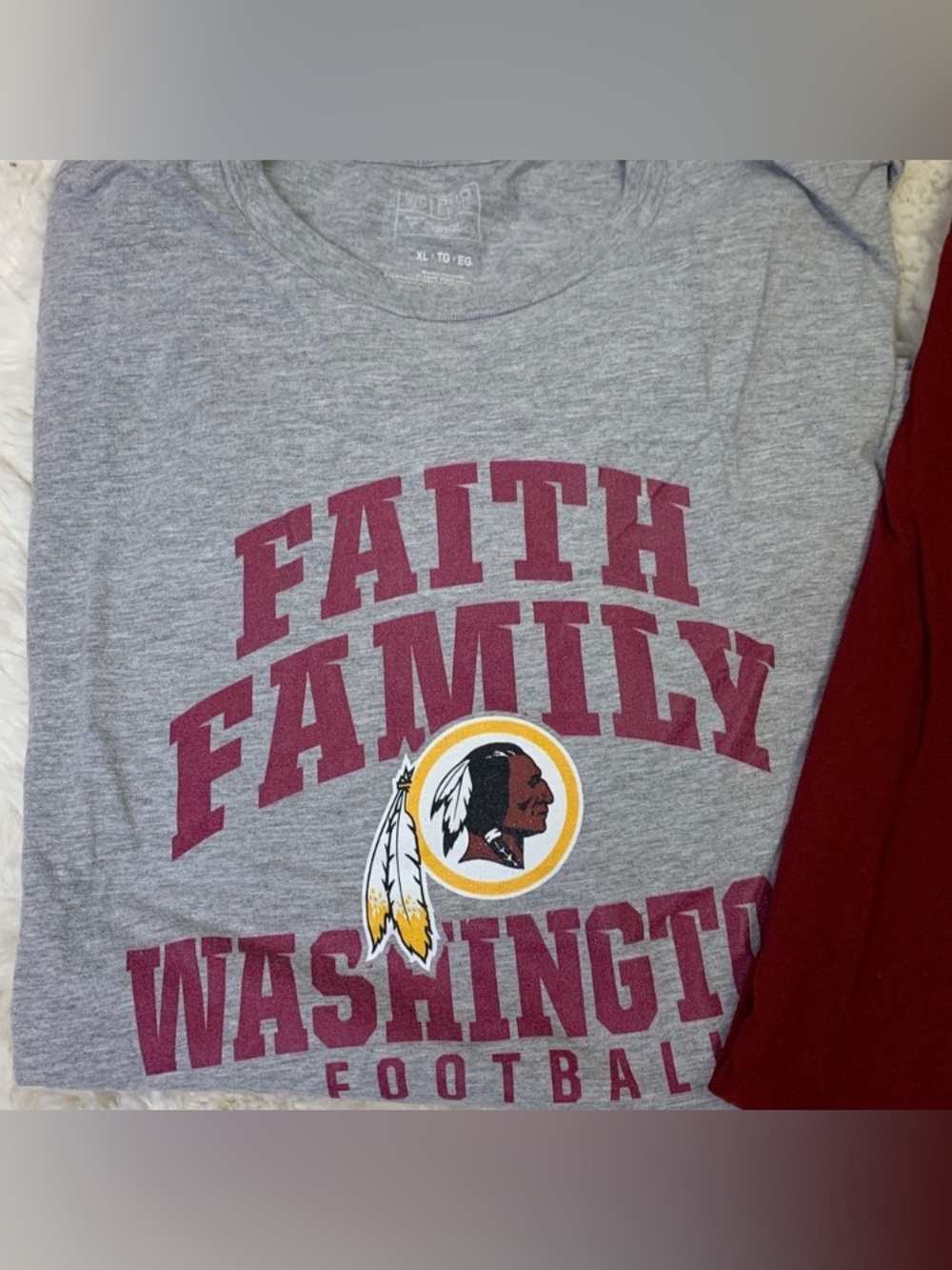 3 Washington Redskins Men’s Tee Shirts Bundle Size XL - Picture 2 of 5